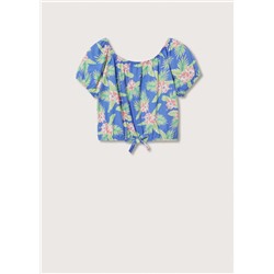 Camiseta estampado tropical -  Niña | MANGO OUTLET España