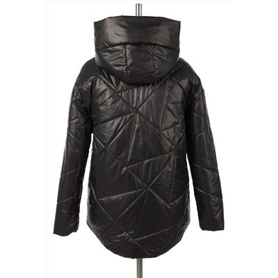 04-2790 Куртка женская демисезонная (Синтепон 150) Плащевка черный
