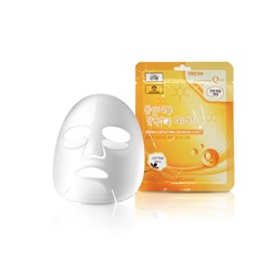 Маска для лица 3W CLINIC с коэнзимом Q10 - Fresh Coenzyme Q10 Mask Sheet, 23 мл