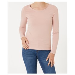 Langarmshirt Basic Janina, Rundhalsausschnitt