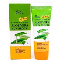 Ekel Солнцезащитный крем с алоэ / Soothing and Moisture Aloe Vera Sun Block SPF50+/PA+++, 70 мл