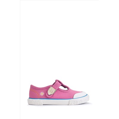 Start Rite Pink Anchor Washable Canvas T-Bar Summer Trainers