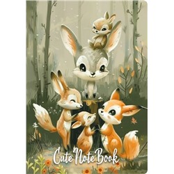 Cute Animals Notebook (А6, 32 л., дизайнерская бумага)