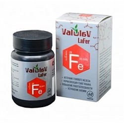 Фалулав ЛяФер (при дефиците железа) 60 таб. по 300 мг.