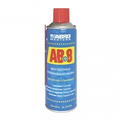 ABRO Смазка проникающая AB-8 ABRO Masters (аналог WD-40) 450мл (аэрозоль)