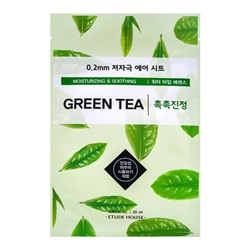 ETUDE HOUSE 0.2 Air Mask Green Tea Moisturizing & Soothing Маска для лица тканевая 20мл