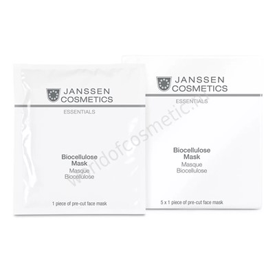 JANSSEN. BM. 8205P Biocellulose Mask Интенсивно-увлажняющая лифтинг-маска (биоцеллюлозная), 5шт