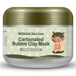 Очищающая пузырьковая маски BIOAQUA Carbonated Bubble Clay Mask на основе глины