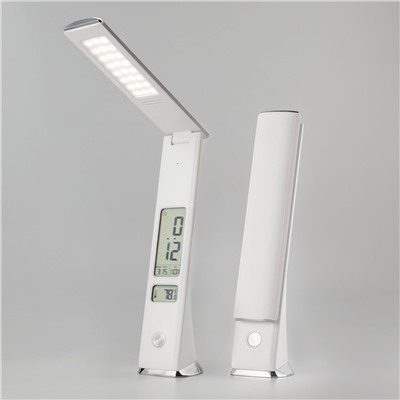 Настольный светодиодный светильник с сенсорным управлением и аккумулятором
                     Eurosvet  80504/1 белый