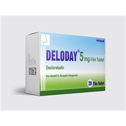 DELODAY 5 mg 20 film tablet (название лекарства на русском / аналоги Делодэй)