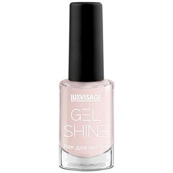 Лак для ногтей LuxVisage (Люкс Визаж) Gel Shine, тон 101 - Молочный розовый с шиммером
