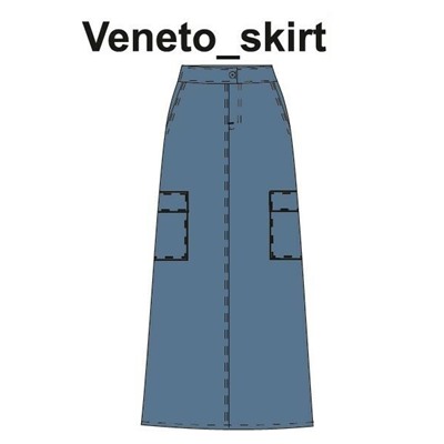 Юбка жен. Veneto_skirt