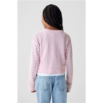 Gap Soft Pointelle Cardigan (4-13yrs)