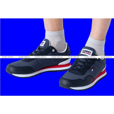 ЮстаТекс носки мужские укороченные спортивные 1с19 сетка серые
