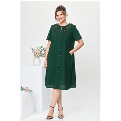 Платье Romanovich Style 1-2657 темно-зеленый