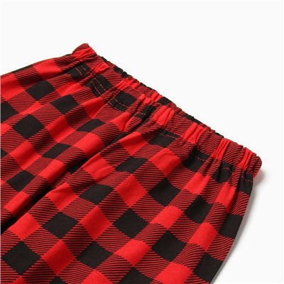 Пижама для мальчика, цвет красный, рост 104 см