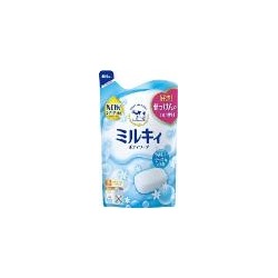 COW Молочное увлажняющее жидкое мыло для тела с ароматом цветочного мыла «Milky Body Soap» 400 мл, мягкая упаковка / 16