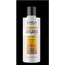 Argania Rise ORGANIC Шампунь для придания блеска с маслом арганы, 250 мл.