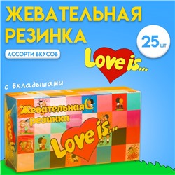 Жевательная резинка LOVE IS МОЗАИКА, ассорти вкусов, 4,2 г