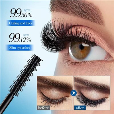 SADOER Водостойкая тушь для обьема и подкручивания ресниц Slender Lash Curly