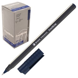 Ручка пишущий узел 0,7 мм, одноразовая, цвет чернил синий Grey FreeWrite BrunoVisconti 20-0327/02