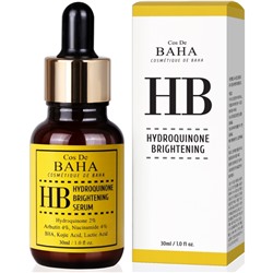[COS DE BAHA] Сыворотка для лица осветляющая ГИДРОХИНОН HB Cos De Baha Hydroquinone 2% Serum, 30 мл