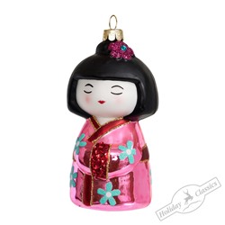 Кукла в кимоно (стекло) 5,5х5,5х11,5 см