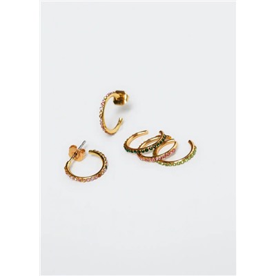 Set ear cuff pendiente -  Mujer | MANGO OUTLET España