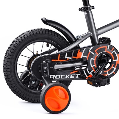 Велосипед 12" Rocket 100, цвет серый