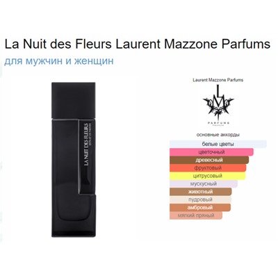 LM PARFUMS LA NUIT DES FLEURS unisex