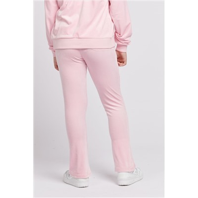 Juicy Couture Girls Pink Diamante Bootcut Joggers