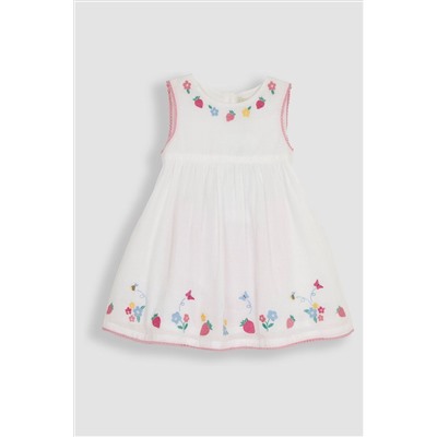 JoJo Maman Bébé Embroidered Baby Dress