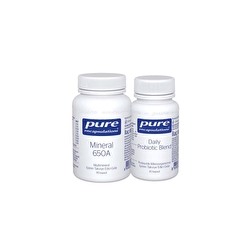 Pure Encapsulations Mineral 650A + набор пробиотиков