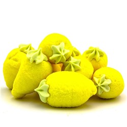 Маршмеллоу Гигантский лимон с листочком, 100 гр
