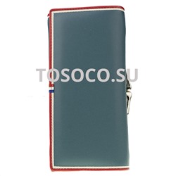 g-1002-8 blue  кошелек натуральная кожа и экокожа 9х19х2