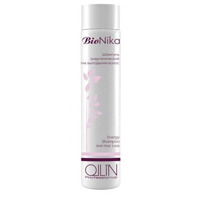 OLLIN bionika шампунь энергетический против выпадения волос 250мл/ energy shampoo anti hair loss