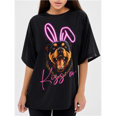 Футболка Bona Fashion: OVERSIZE T-shirt Dangerous Kiss в интернет-магазине спортивной одежды Bona Fide