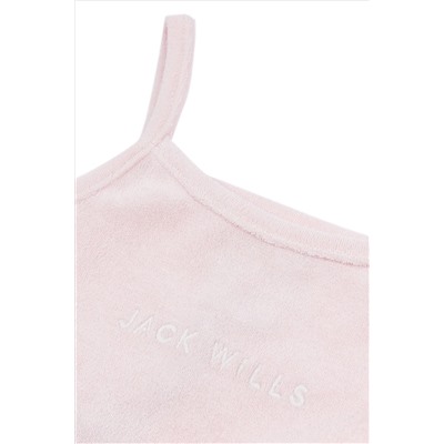 Jack Wills Relaxed Fit Girls Pink Playsuit