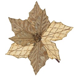 Цветок искусственный "Пуансеттия", L23 W23 H19 см