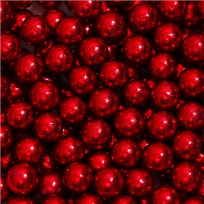 Кондитерская посыпка «Стильное решение», 7 мм, красная , 50 г