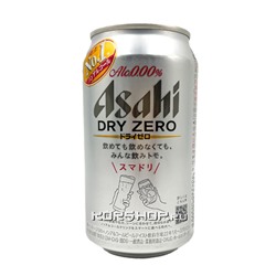 Пиво безалкогольное Dry Zero Asahi, Япония, 350 мл