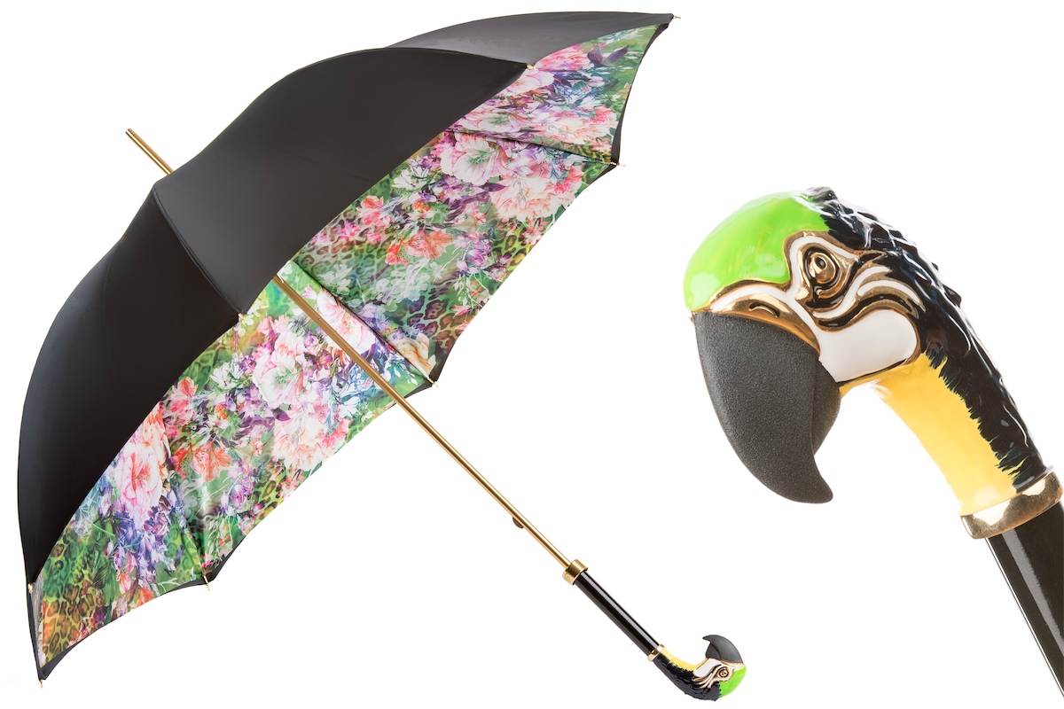 Ручка зонтика. Зонт складной Pasotti. Дизайнерские зонты. Зонт сувенир. Зонтик с красивой ручкой.