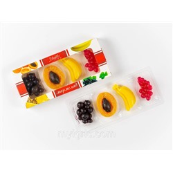 МАРМЕЛАД «M I N I»   Желейный мармелад в виде фруктов, имеет соответствующий фрукту форму,расцветку, вкус и аромат.Ручная работа.