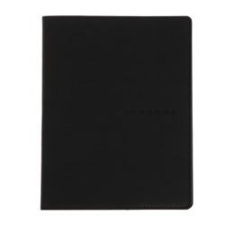 Дневник универсальный для 1-11 класса Black, мягкая обложка, искусственная кожа, термо тиснение, ляссе, 80 г/м2