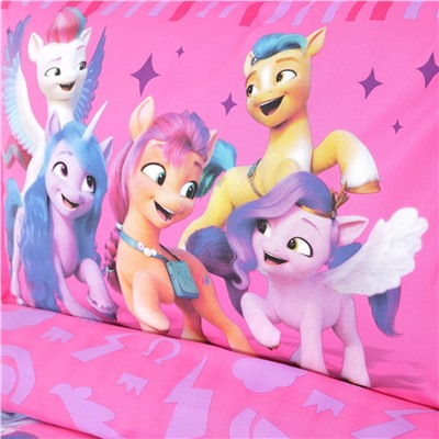 My Little Pony от Karaca Home Friendship Комплект из 100% хлопка с одним пододеяльником