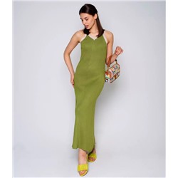 Платье #КТ261122-7, оливковый