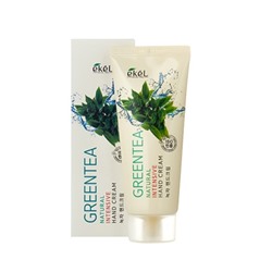 EKEL Green Tea Natural Intensive Hand Cream Питательный крем для рук с экстрактом зеленого чая 100мл