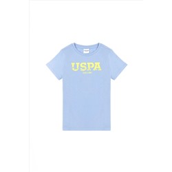 Голубая базовая футболка для мальчика Неожиданная скидка в корзине