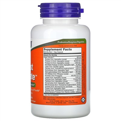 NOW Foods, DigestUltimate, 120вегетарианских капсул