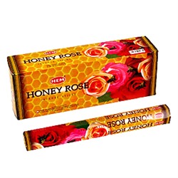 Благовония Мед Роза (Honey Rose), HEM, 6 шт